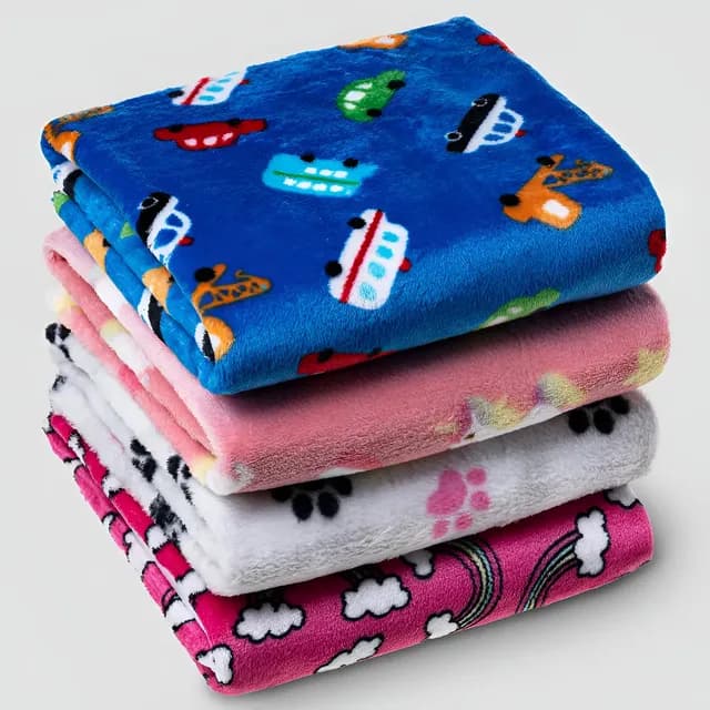 Kit 2 Manta Cobertor Pet Estampada Para Cachorro Gato Cão