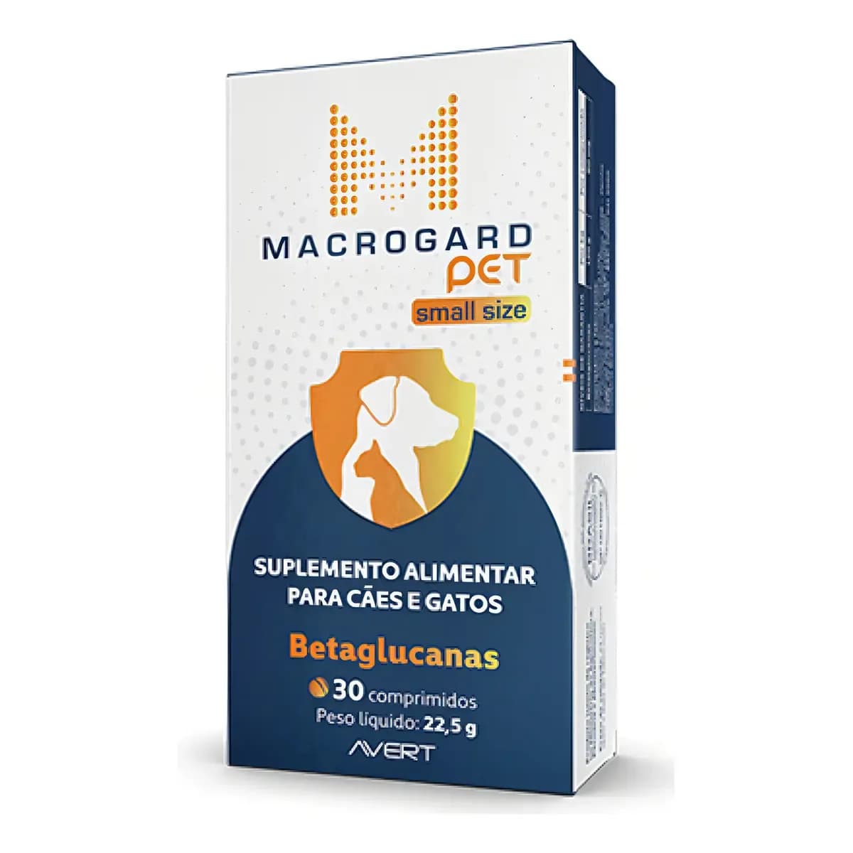 Macrogard Pet Small Size Avert Betaglucanas 30 Comprimidos Palatáveis