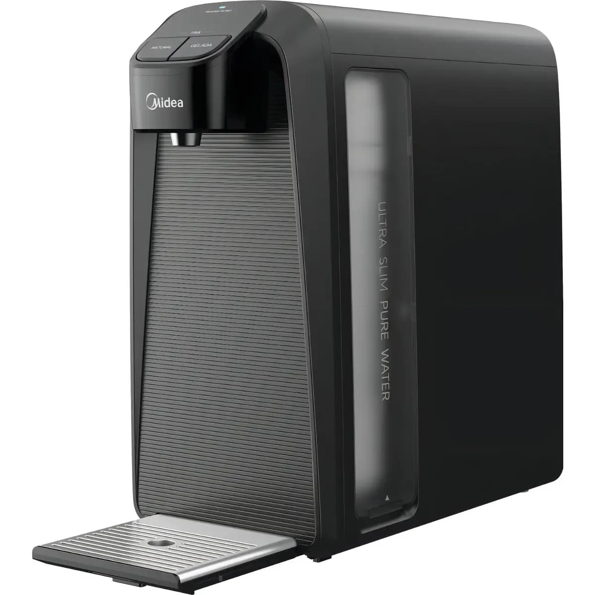 Purificador Midea SlimPure Bivolt Cinza Filtro 2 Estágios