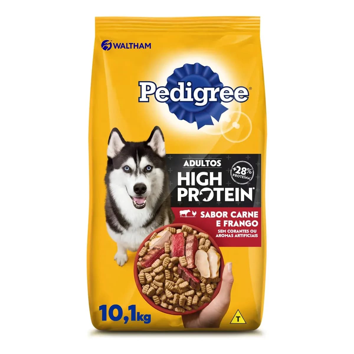 Ração Pedigree Adulto High Protein Carne E Frango 10,1kg 28