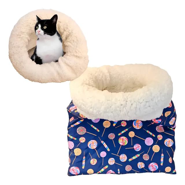 Cama Toca Para Gatos Saco De Dormir Caminha Confortável