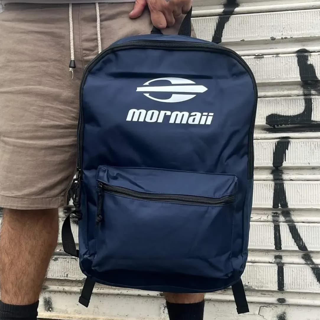 Mochila Mormaii Resistente Casual 21 Litros Básica Azul Azul Un
