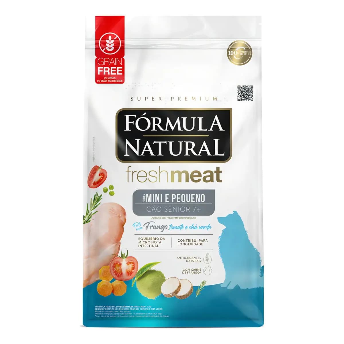 Ração Fórmula Natural Super Premium Fresh Meat Cão Sênior Portes Mini e Pequeno 2,5kg