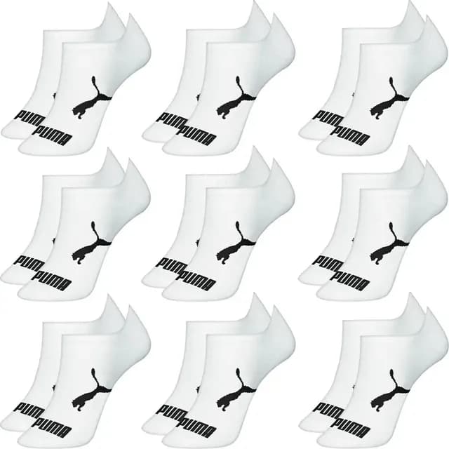 Kit 9 Pares Meias Puma Sapatilha Cano Curto Baixo Original