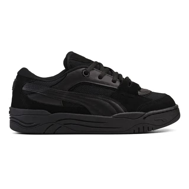 Tênis Puma 180 Skate Robusto Confortável Macio Camurça Black