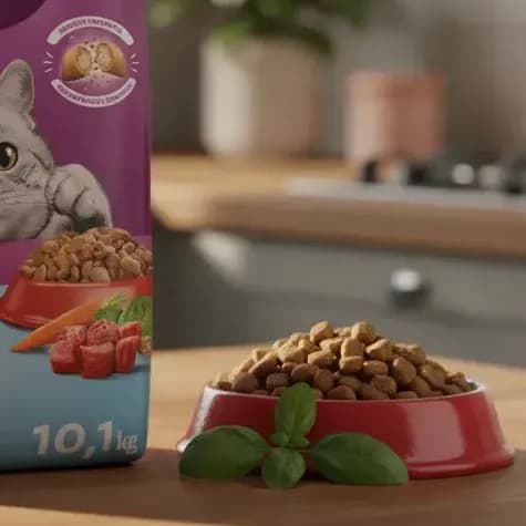 Ração Whiskas Gatos Adultos Castrados Sabor Carne 10,1 kg