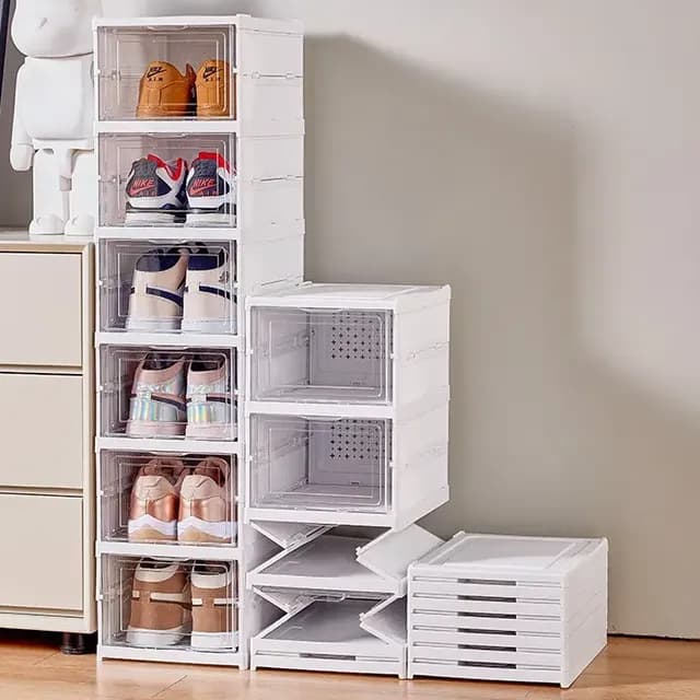 Sapateira Organizador Sapatos Empilhável Vertical 6 Andares