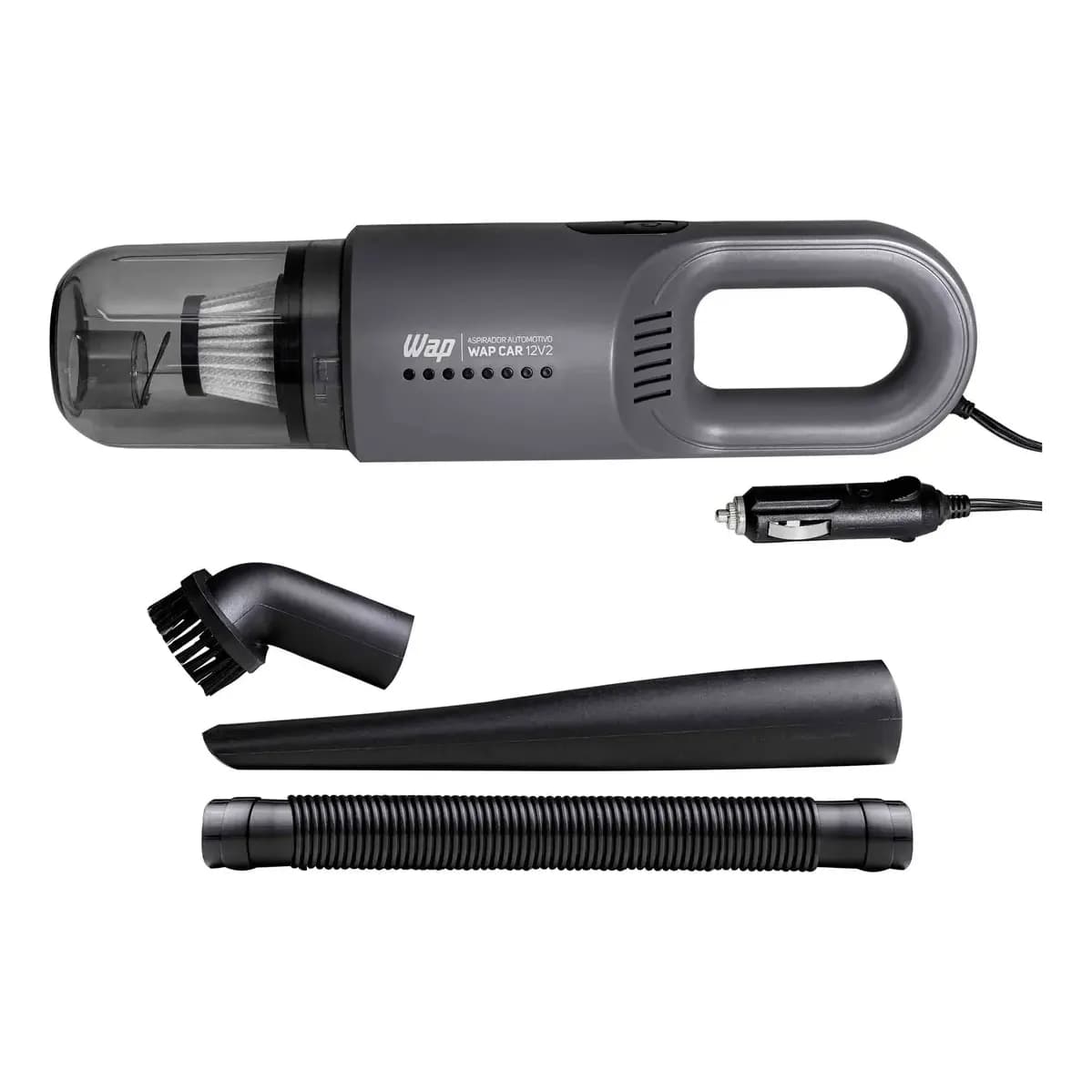 Aspirador Automotivo Portátil WAP CAR Filtro HEPA Cabo de 3,7m 180W 12V2