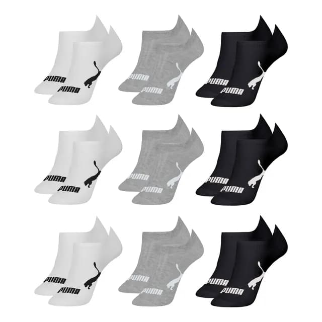 Kit 9 Pares Meias Puma Soquete Cano Curto Sapatilha Original