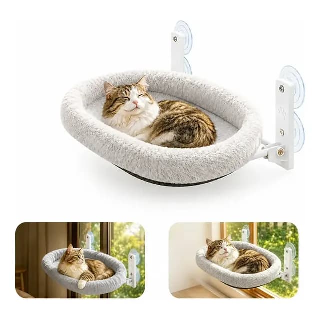 Cama Casa Suspensa Gato Janela Rede Caminha Dobrável Estrutu