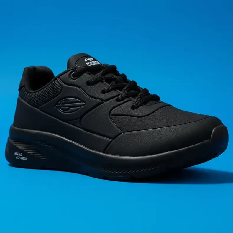 Tênis Mormaii Unissex Esportivo Academia Confortável Casual Preto/preto Mormaii 40 Br