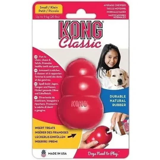 Kong Classic Pequeno Mordedor Recheável