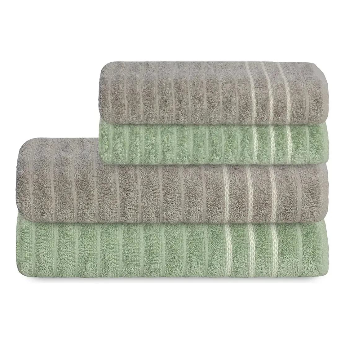 Jogo Toalha Oceane 450g/m² 4pç 2 Banho 2 Rosto Camesa