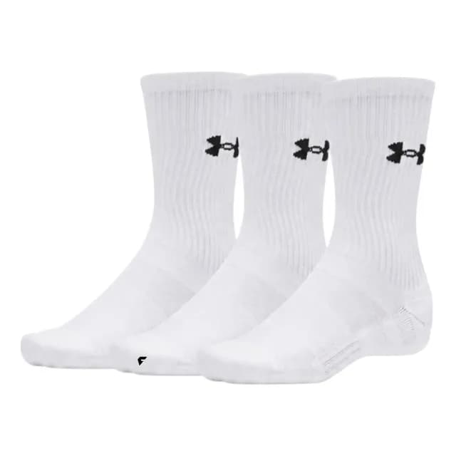Kit 3 Meias Under Armour Core Cotton Cano Alto Original