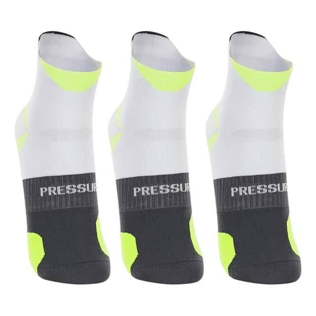Kit 3 Meias Corrida Cano Curto Running Lupo Anti Bolha 15422