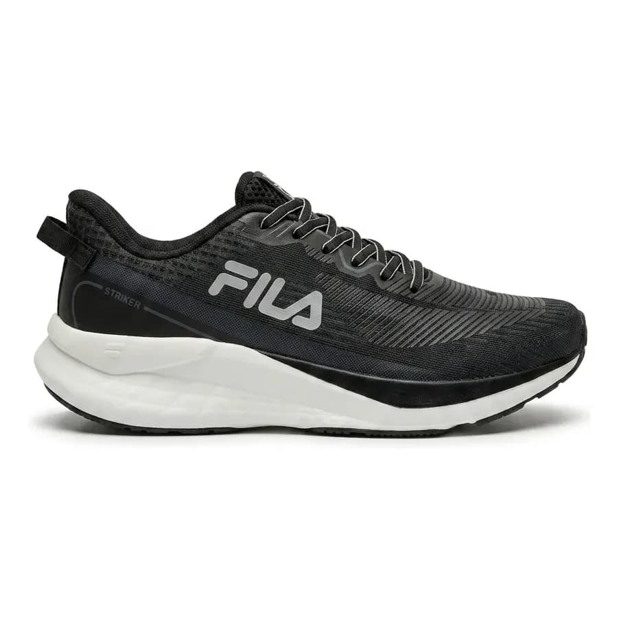 Tênis Fila Striker Masculino Corrida Caminhada Treino Preto/azul/roxe/cinza 42 Br