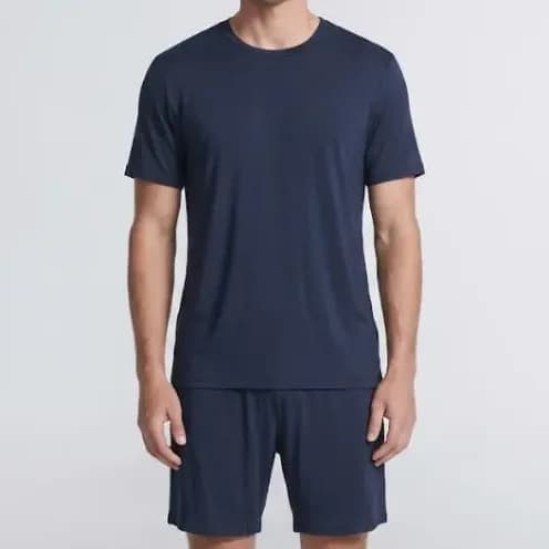 Conjunto De Pijama Masculino Sleepin Insider Azul-marinho Liso G