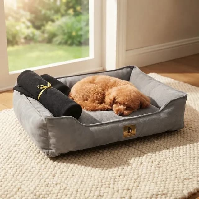 Kit Caminha Suede G Cães E Gatos Luxo Macia E Manta Cobertor