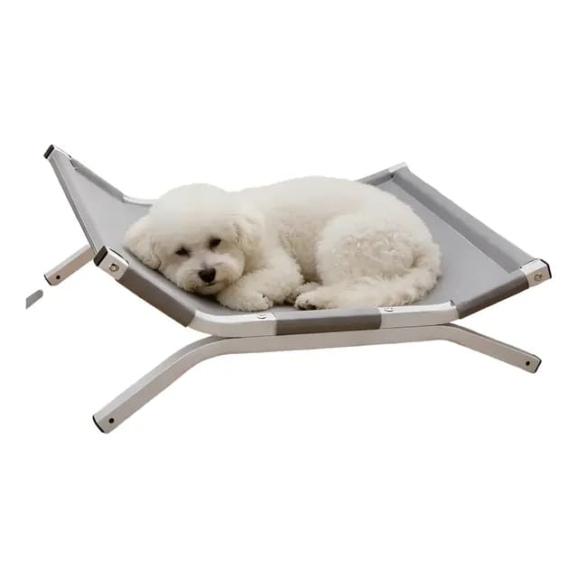 Cama Pet Suspensa Elevada Gatos E Cachorro Tamanho M Curva
