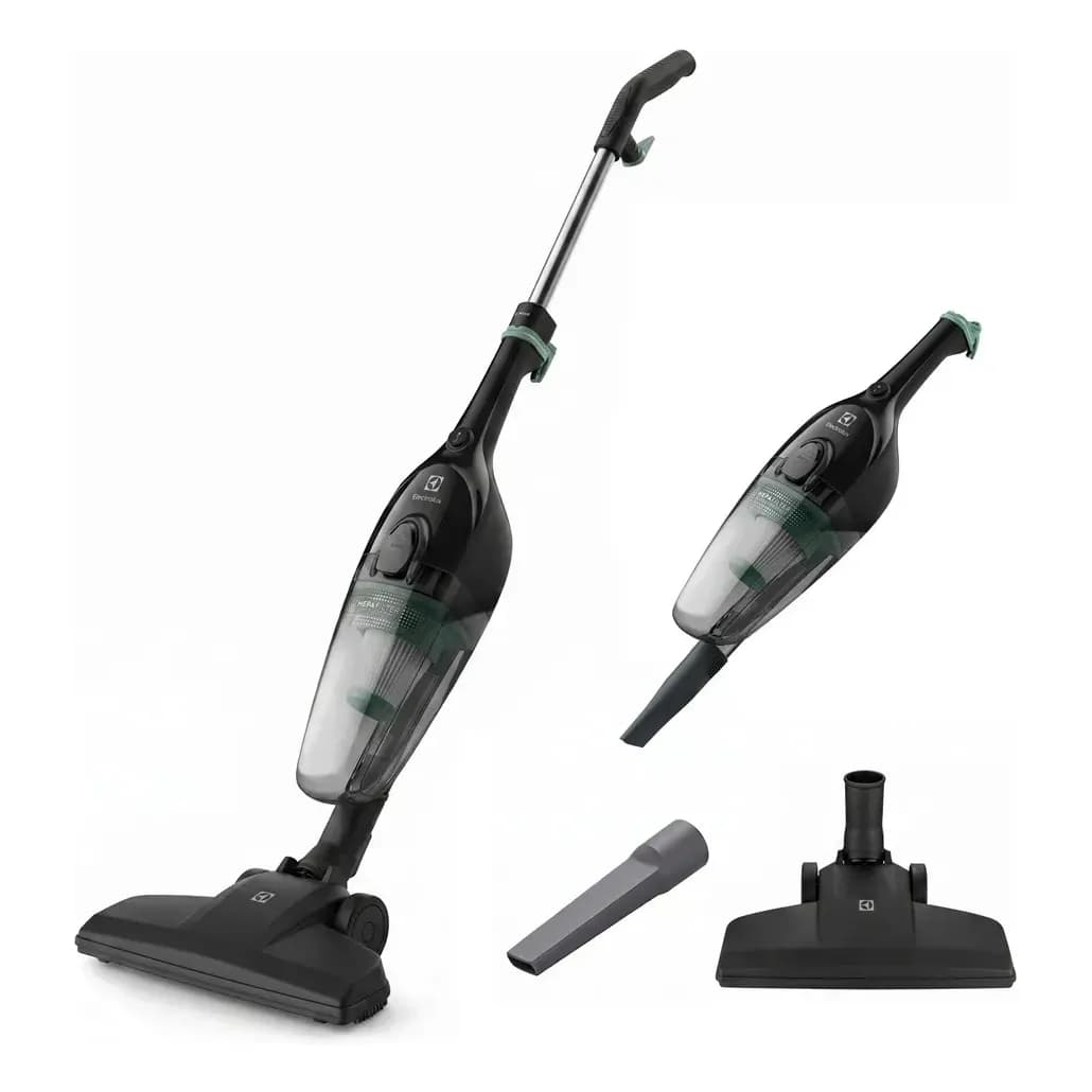 Aspirador de Pó Vertical Electrolux 1.100W cabo de 5m portátil de mão 2 em 1 potente com capacidade 1,2L filtro HEPA preto