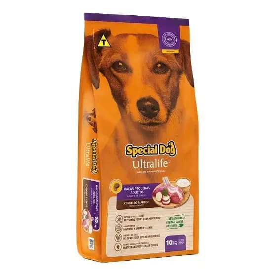 Ração Special Dog Ultralife Raça Peq. Adulto Cordeiro 10,1kg