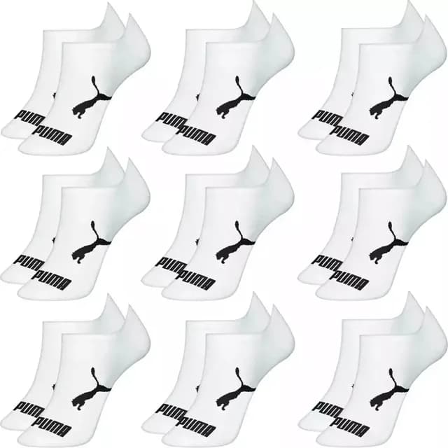 Kit 9 Pares Meias Puma Sapatilha Cano Baixo Algodão Original