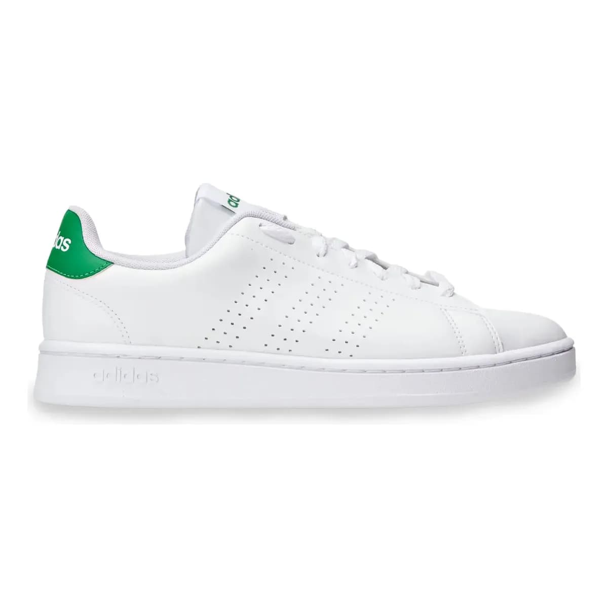 Tênis Masculino E Feminino Advantage 2.0 adidas Branco E Verde Liso 36 Br