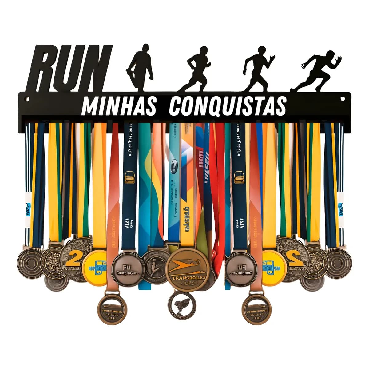 Melhor Porta Medalhas Suporte Parede Até 65 Medalhas Corrida Masculino