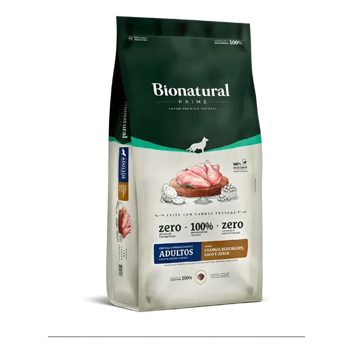 Ração Bionatural Prime Cão Adult Raças Méd Grand Fran 10,1kg