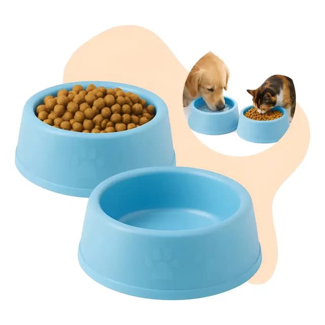 Kit 2 Pote Ração Pet Água - Comida Gato E Cães Grande Médio