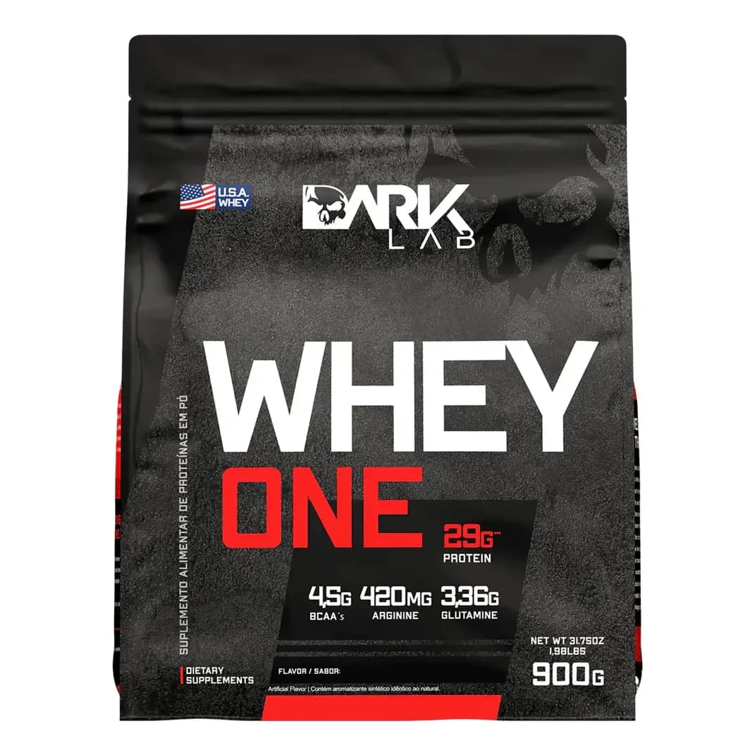 Whey One Protein Proteína Sachê Refil 900g - Dark Lab Sabor Chocolate