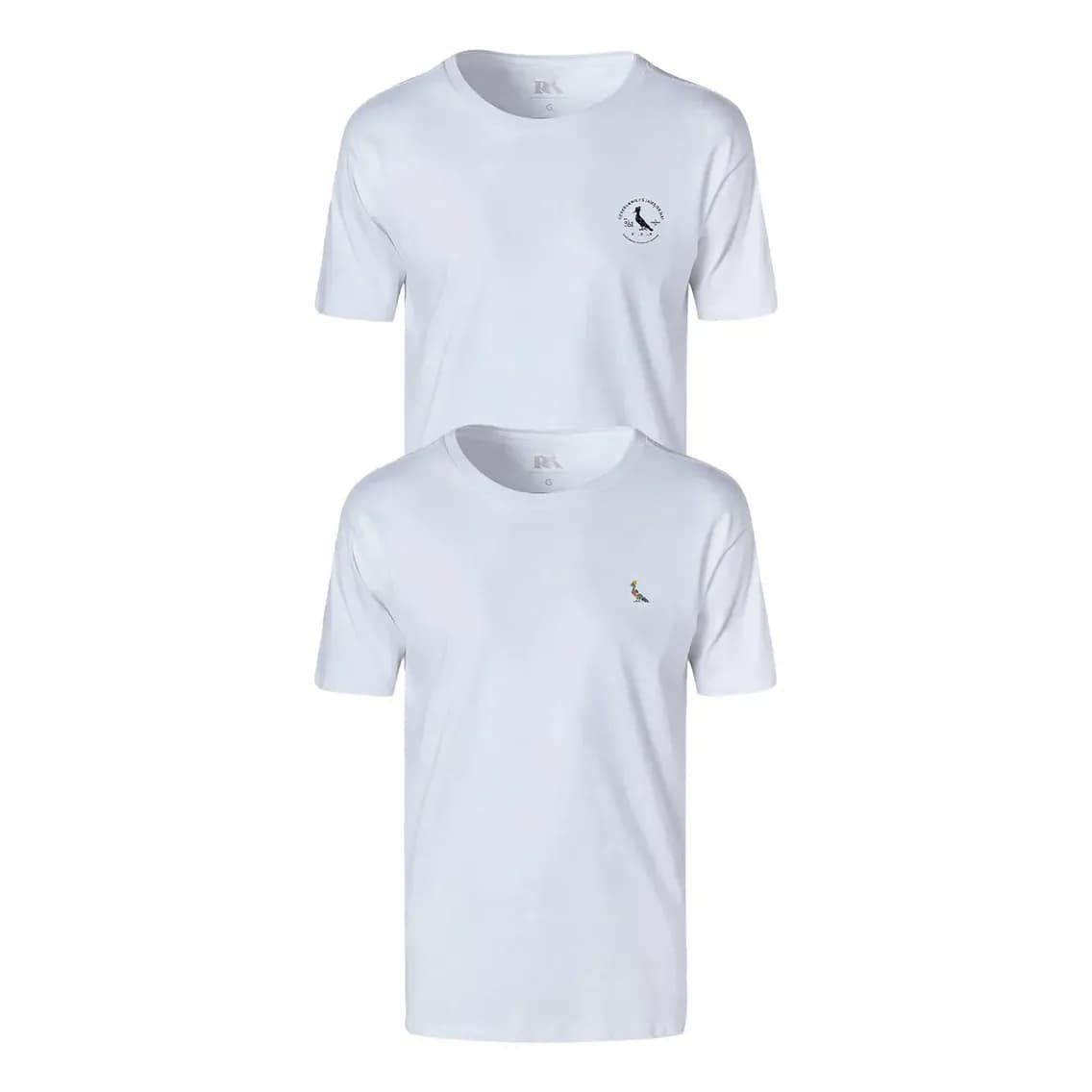 Kit 2 Camisetas Reserva Carimbo E Plantas Branco G