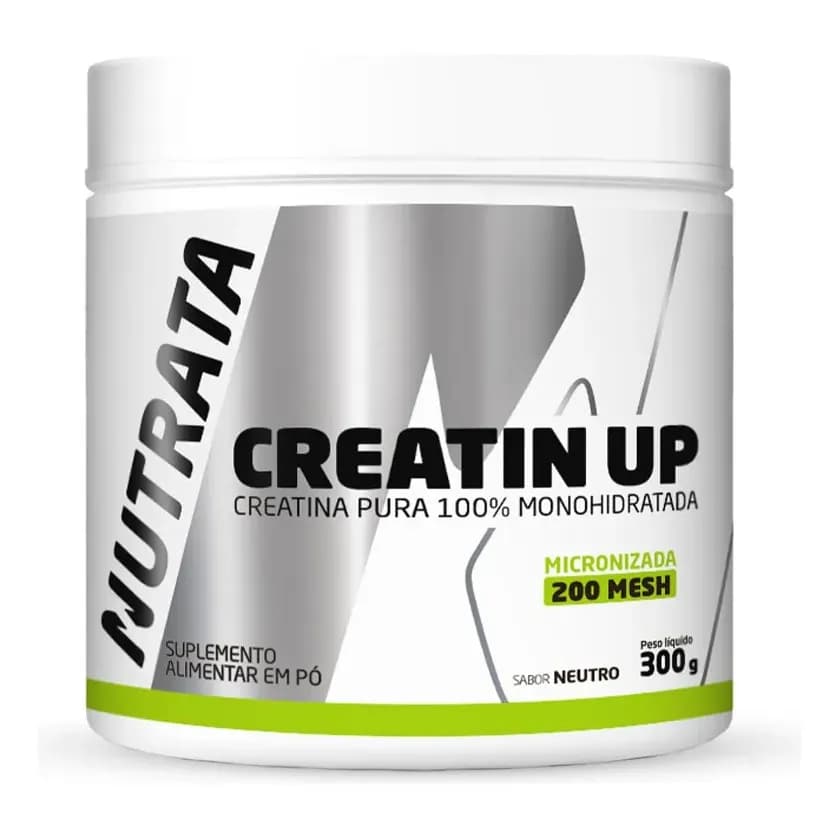 Creatin UP 300g Nutrata suplemento creatina monohidratada força energia desempenho
