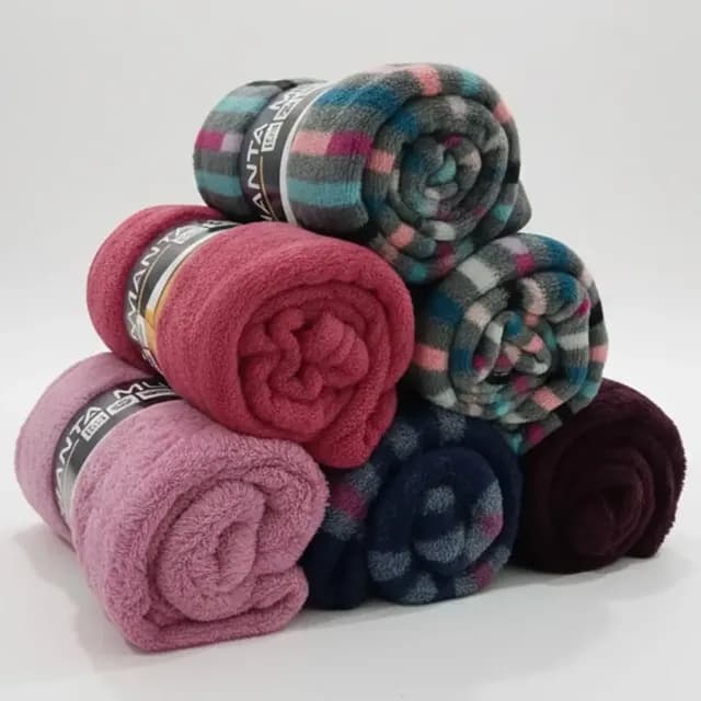 Kit 5 Cobertas Mantinha Pet 1,10m X 90cm Macia Lavável