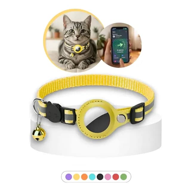 Coleira Suporte Para Airtag Apple Pet Animal Gato