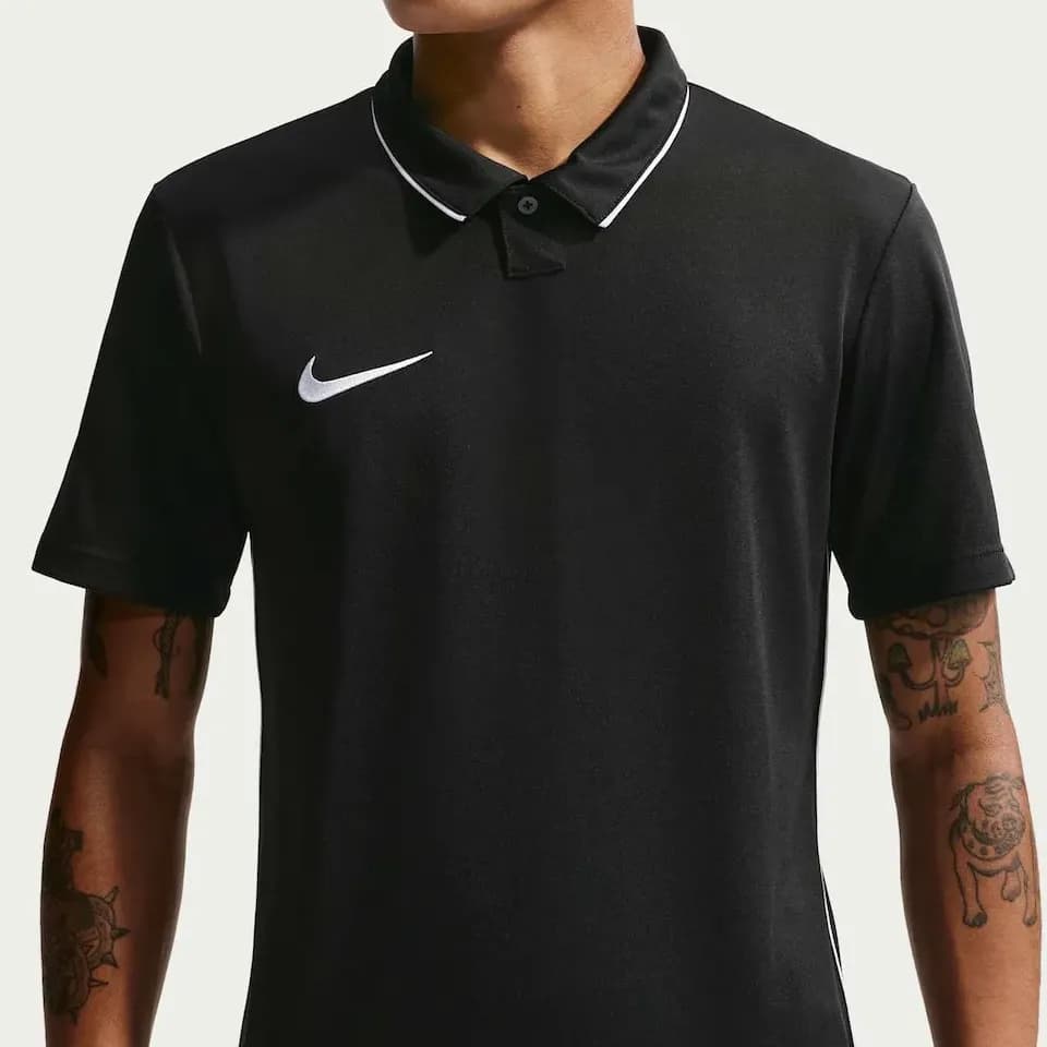 Camisa Polo Dri-fit Nike Park26 Masculina Preto/branco M