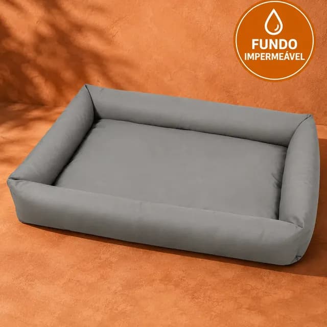 Cama Para Cachorro Grande Colchão Com Base Impermeável Tam G