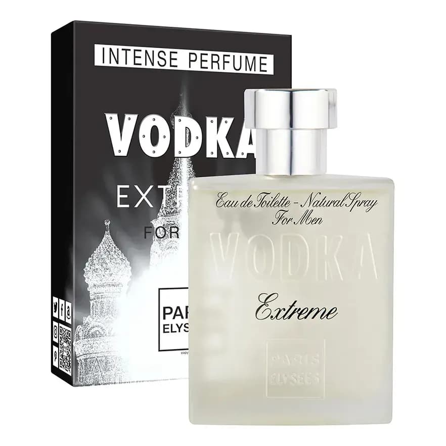 Perfume Vodka Extreme Paris Elysees Masculino Intense 100ml