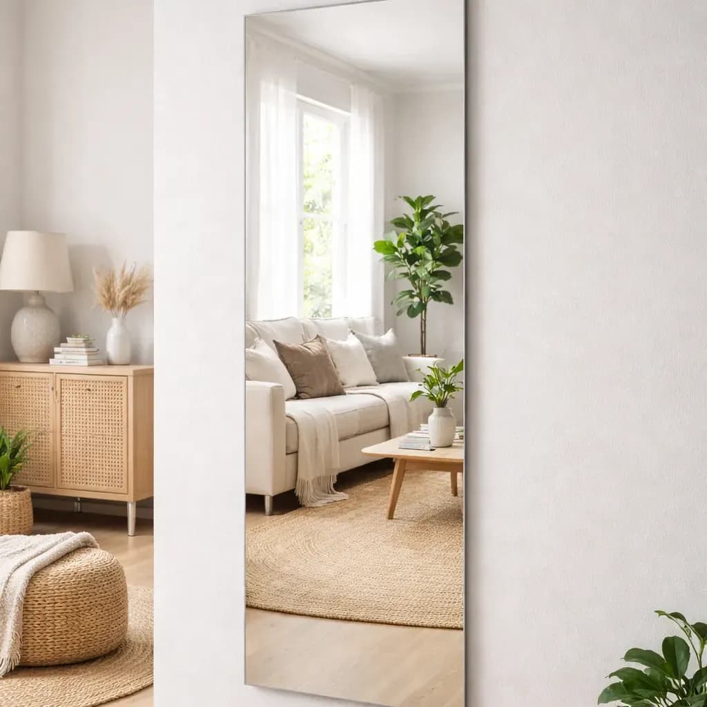 Espelho Rocco Corpo Inteiro Organico 90x40 Pinterest Grande Retangular - Suporte