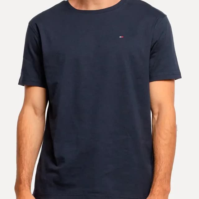 Camiseta Tommy Hilfiger Masculina Azul Marinho - Original