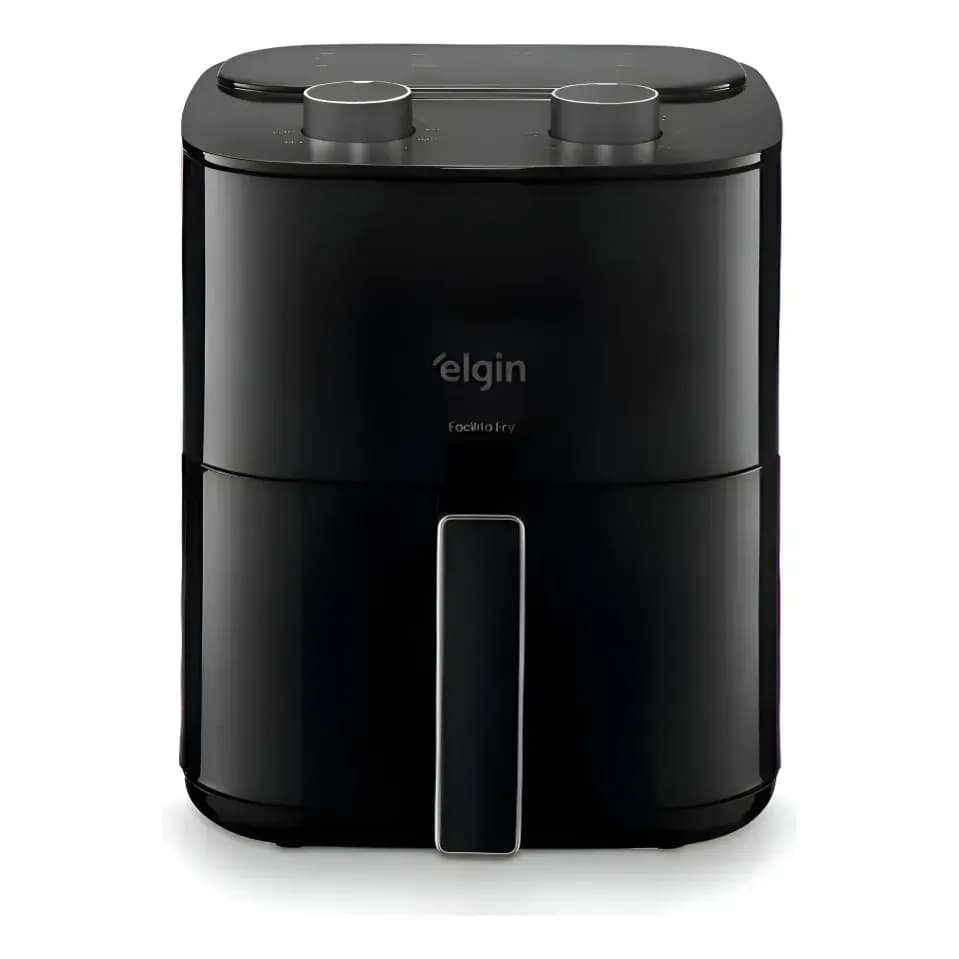 Fritadeira Air Fryer Elgin Facilita Fry 3,5l Potência 1400w Cor Preto