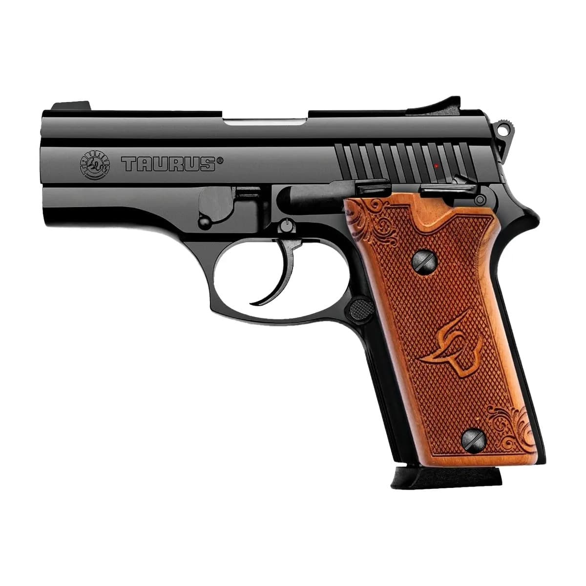 Empunhadura Tala Em Madeira Para Pistola Taurus Pt938 Pt940