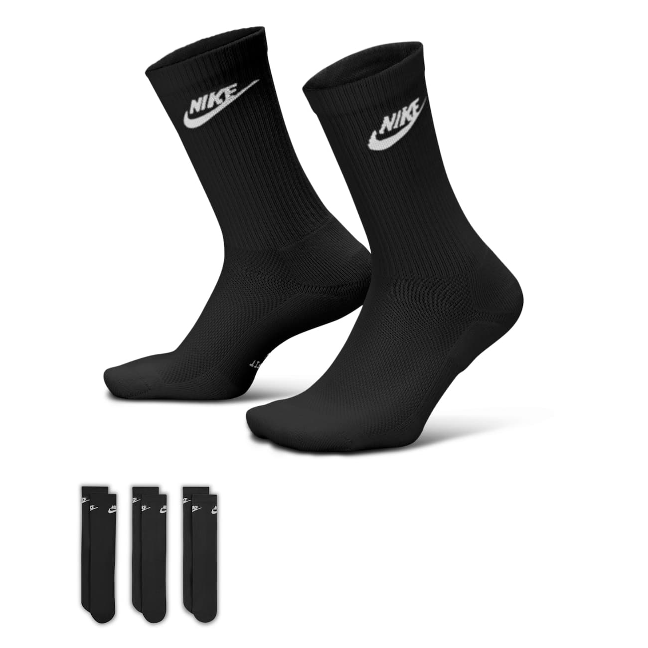 Meia Nike Everyday Elevate (3 Pares) Unissex