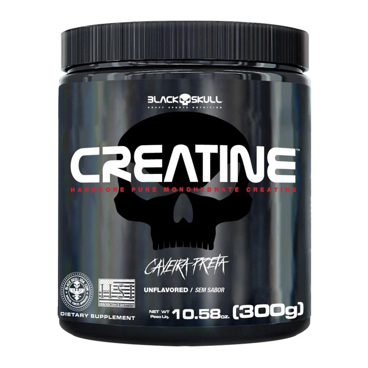 Creatine - Creatina Monohidratada - 300g - Black Skull