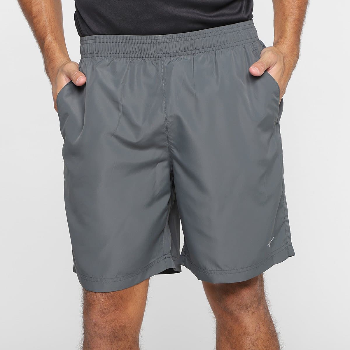 Bermuda Mizuno Energy 7 Masculina Cinza preto