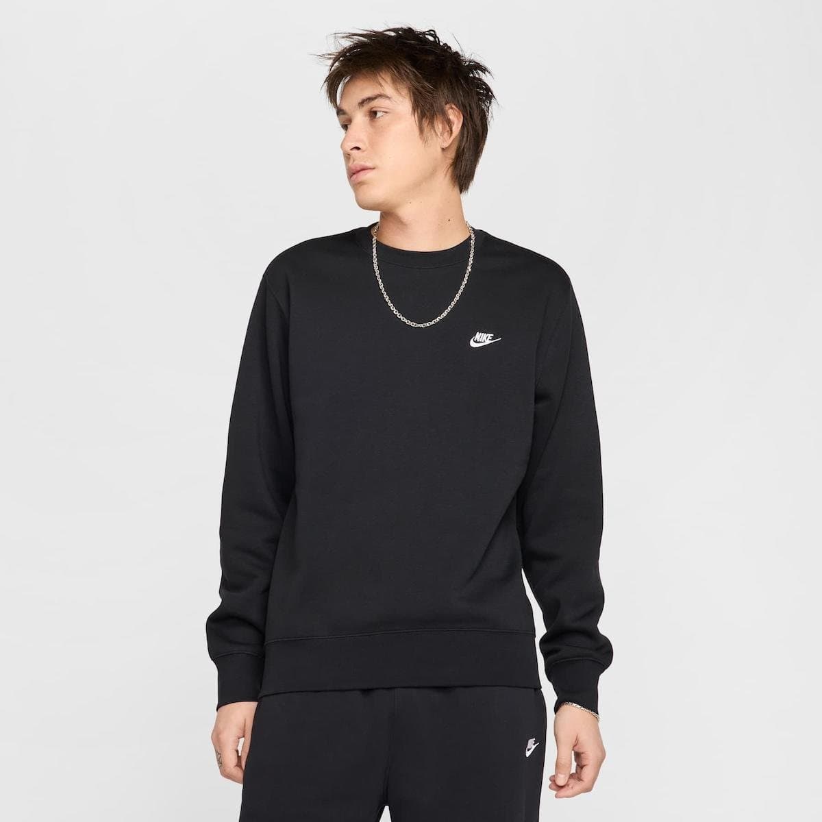 Blusao Nike Club Crew Masculino Preto