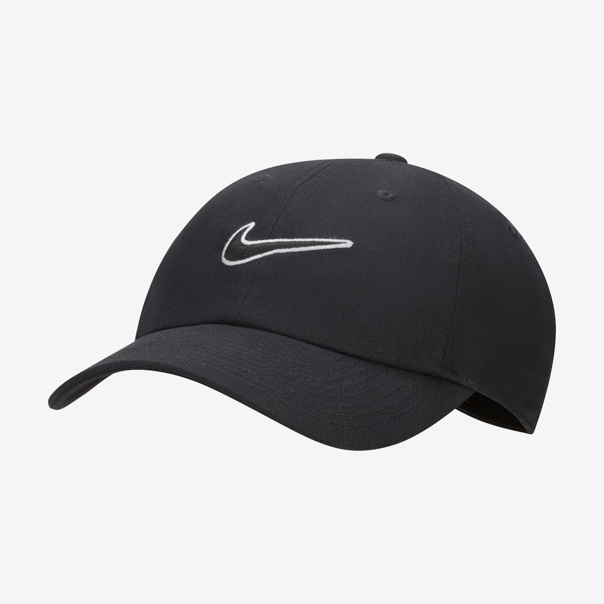 Bone Nike Club Aba Curva Swoosh Preto