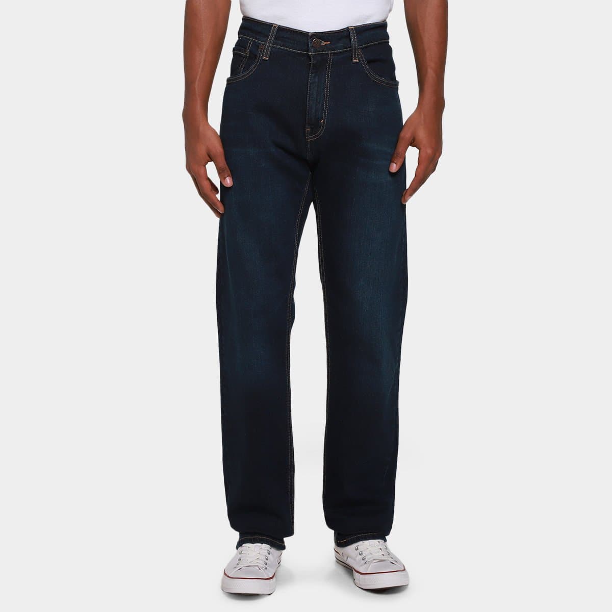 Calca Levis 505 Regular Masculina Azul