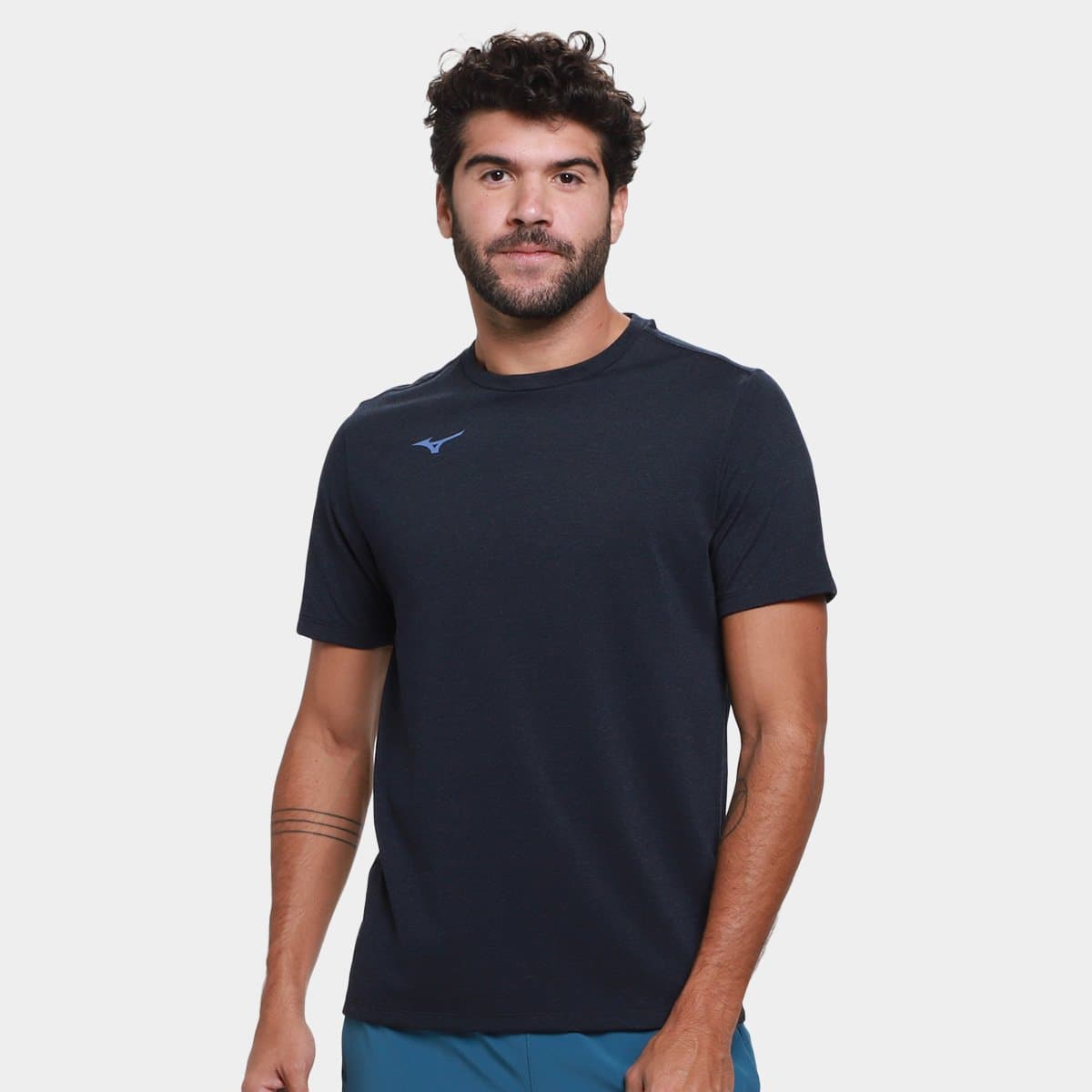 Camiseta Mizuno Lifestyle Masculina Azul