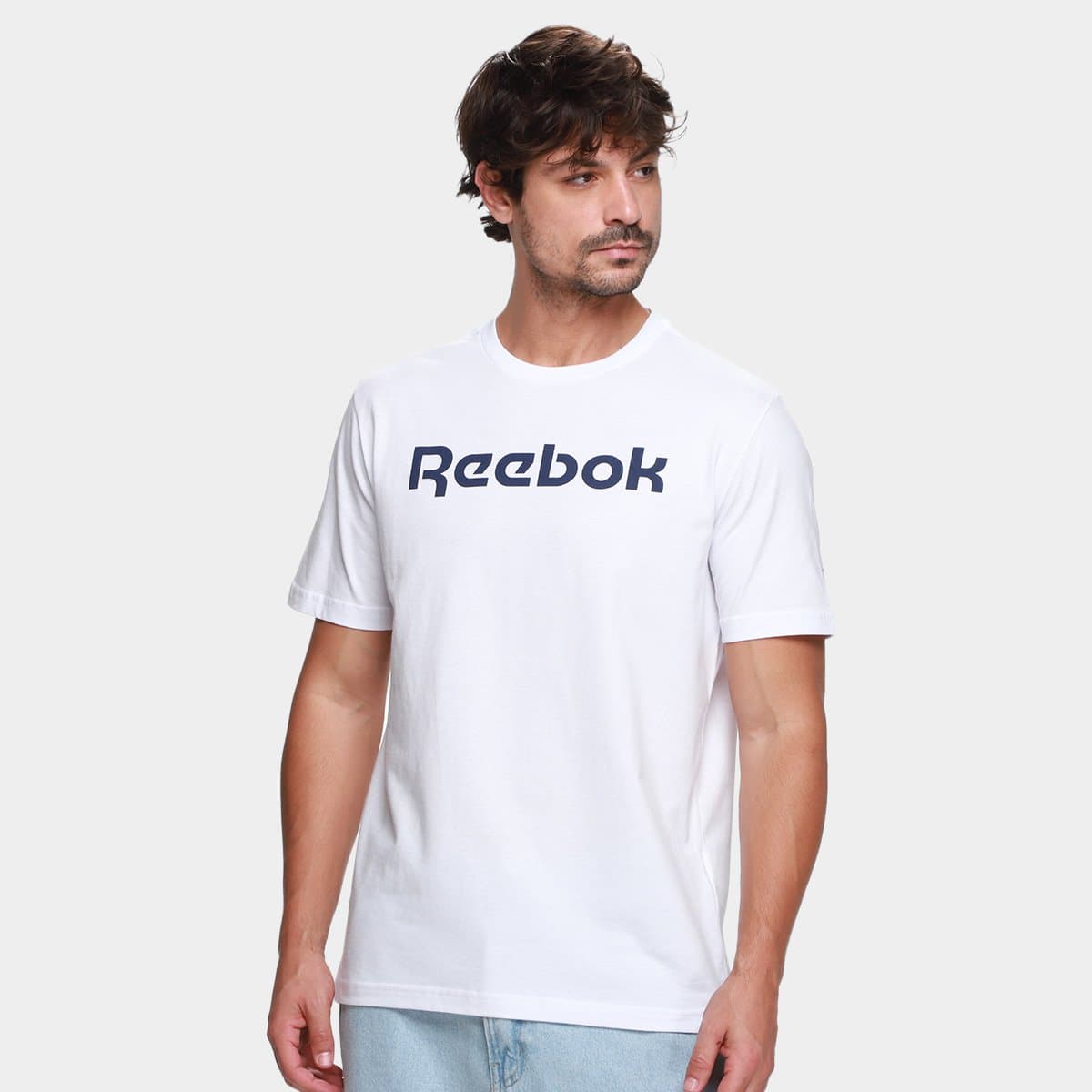 Camiseta Reebok Oportunity Linear Masculina Branco